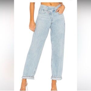 Agolde Light Wash Boyfriend Jeans